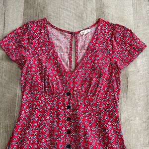 Mason & belle • V neck floral dress